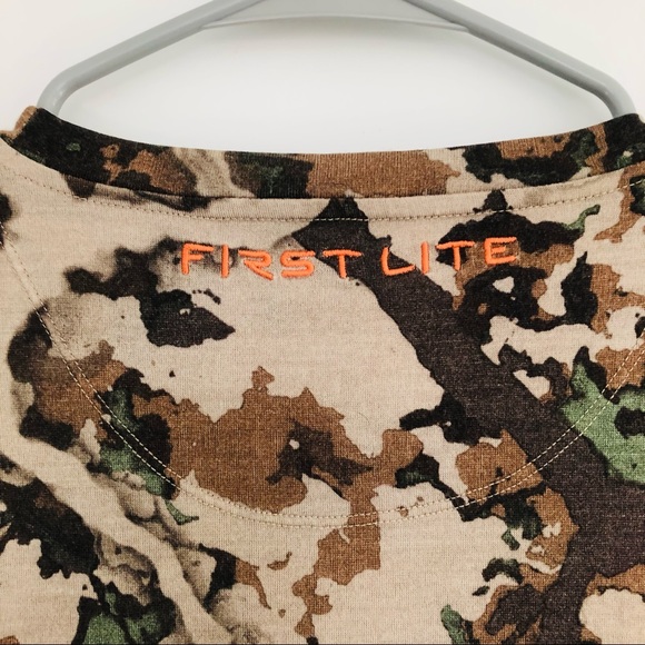 First Lite Men's Wick Short Sleeve Crew - Fusion - Picture 6 of 6